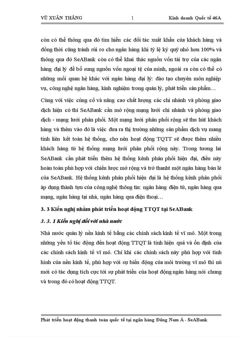 image for page Phát triển hoạt động thanh toán quốc tế tại ngân hàng Đông Nam Á SeABank