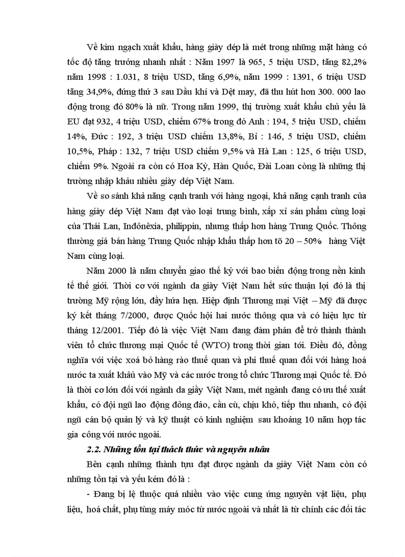 image for page Triển vọng và giải pháp thúc đẩy hoạt động xuất khẩu da giầy Việt Nam 1