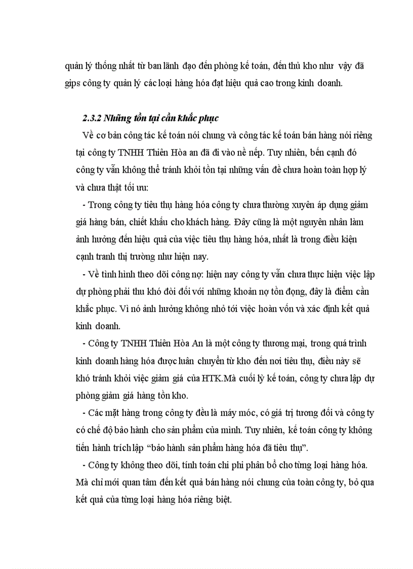 image for page Tổ chức công tác kế toán doanh thu bán hàng và xác định kết quả bán hàng tại công ty trách nhiệm hữu hạn Thiên Hòa An 1