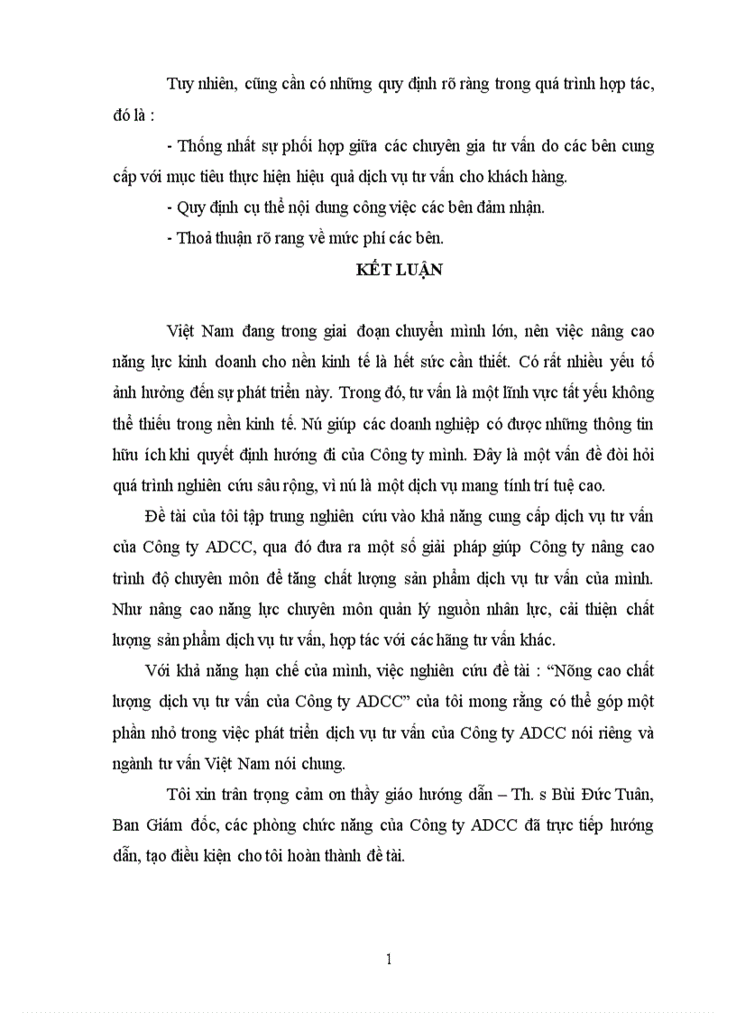 image for page Nâng cao chất lượng dịch vụ tư vấn của Công ty ADCC