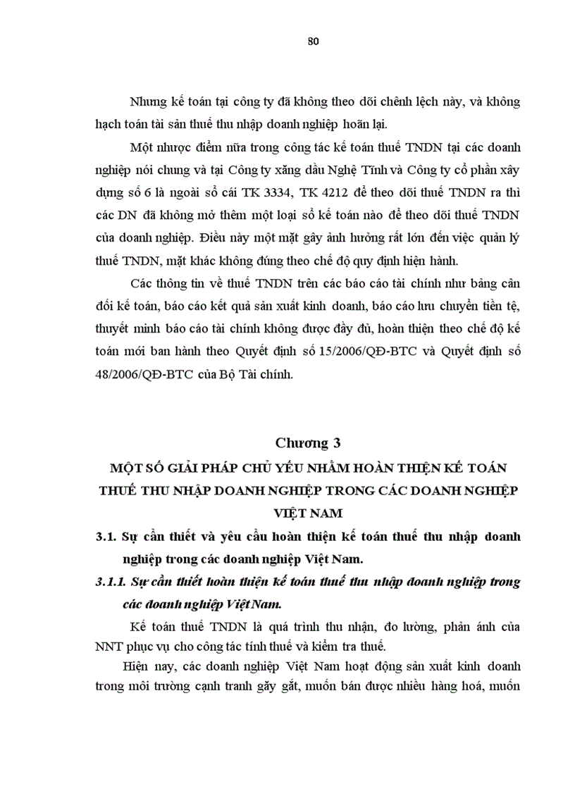 image for page Hoàn thiện kế toán thuế thu nhập doanh nghiệp trong các doanh nghiệp Việt Nam 1