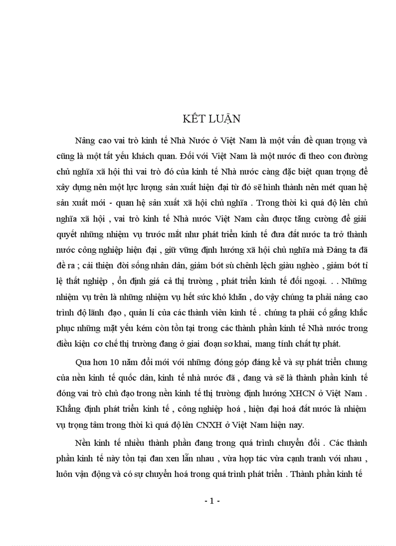 image for page Kinh tế Nhà nước và vai trò chủ đạo của nó trong nền kinh tế thị trường ở Việt Nam 1