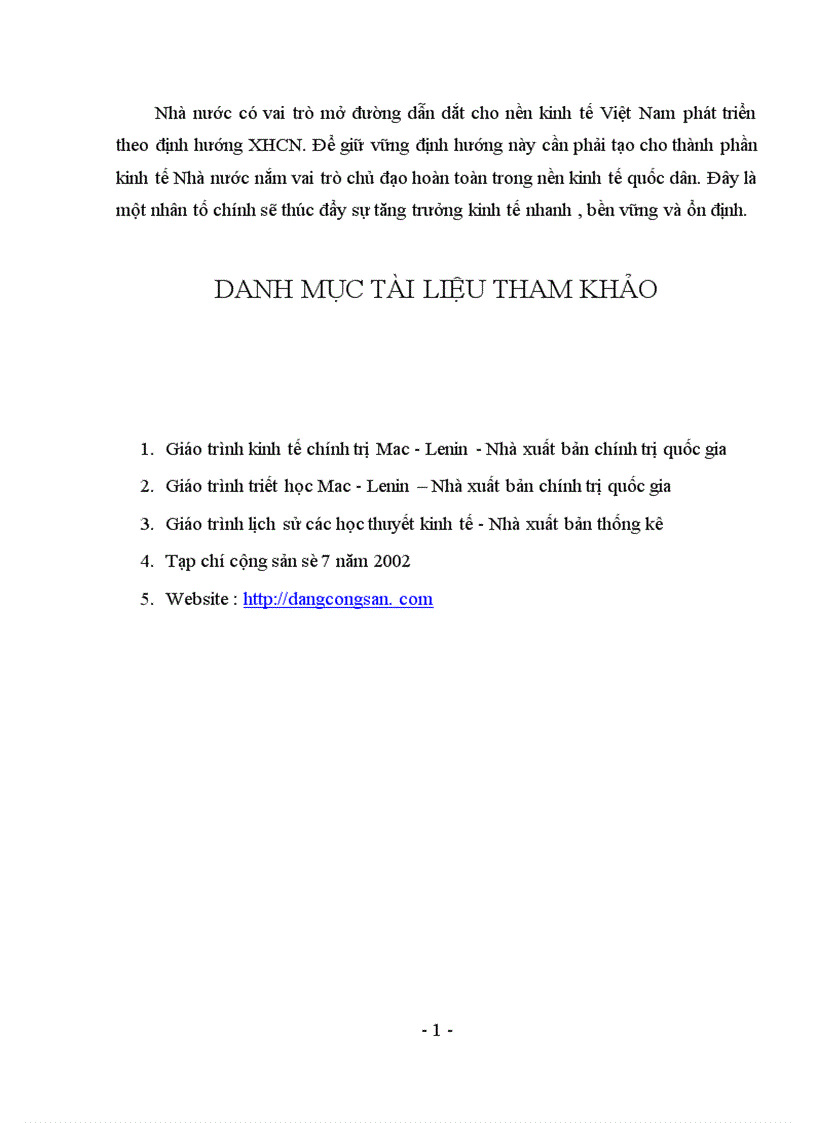 image for page Kinh tế Nhà nước và vai trò chủ đạo của nó trong nền kinh tế thị trường ở Việt Nam 1