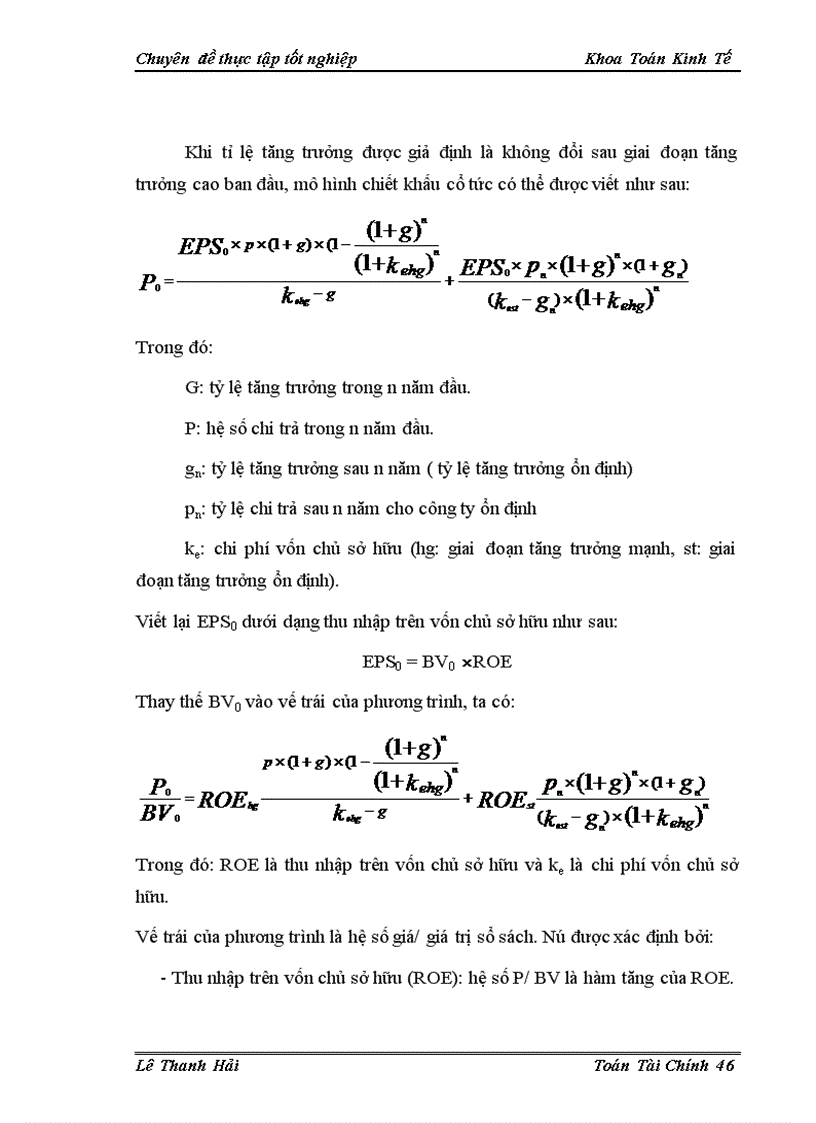 image for page Sử dụng một số hệ số tài chính trong định giá cổ phiếu trên thị trường chứng khoán Việt Nam