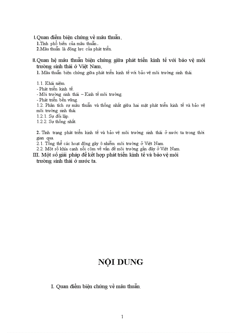 image for page Quan hệ mâu thuẫn biện chứng giữa phát triển kinh tế với bảo vệ môi trường sinh thái ở Việt Nam