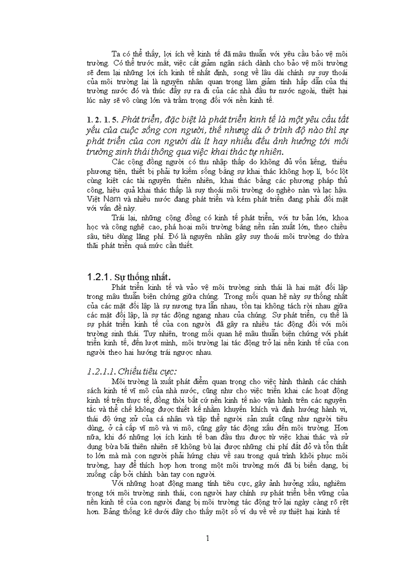 image for page Quan hệ mâu thuẫn biện chứng giữa phát triển kinh tế với bảo vệ môi trường sinh thái ở Việt Nam