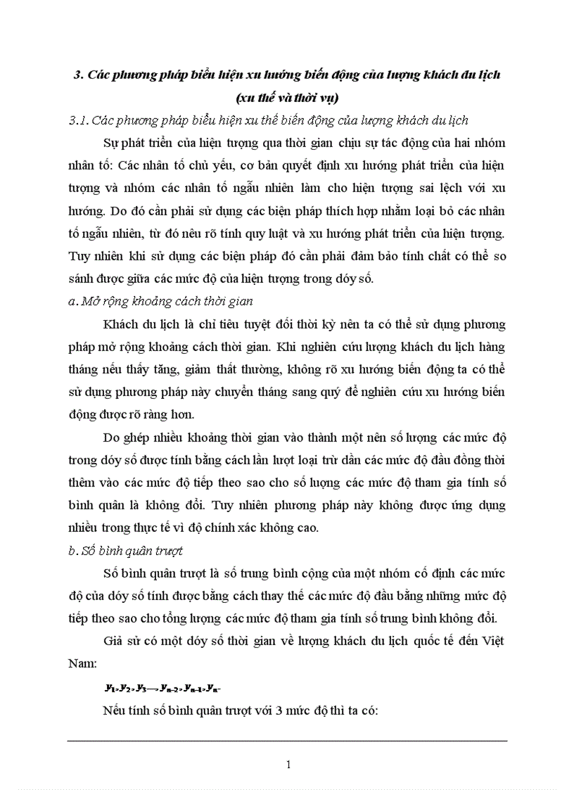 image for page Vận dụng một số phương pháp thống kê phân tích lượng khách quốc tế đến Việt Nam giai đoạn 1995 2005
