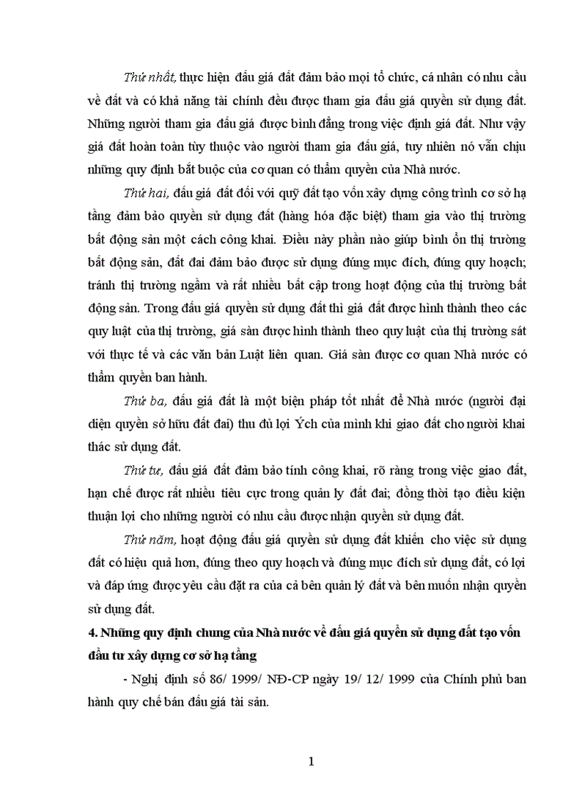 image for page Tìm hiểu công tác đấu giá quyền sử dụng đất tại Thành phố Hà nội từ năm 2003 đến 2005