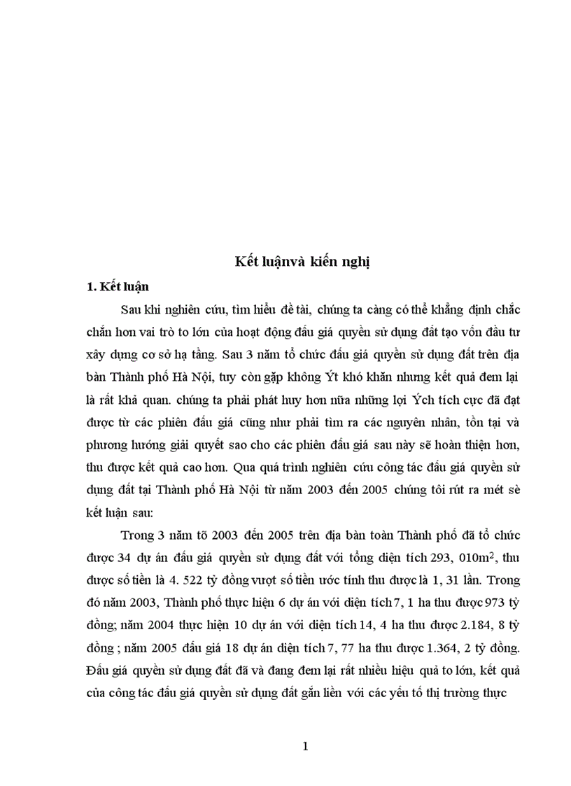 image for page Tìm hiểu công tác đấu giá quyền sử dụng đất tại Thành phố Hà nội từ năm 2003 đến 2005