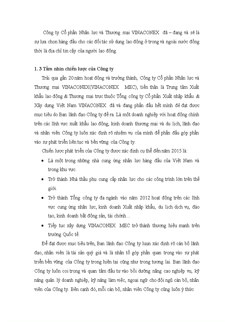 image for page Hoạt động xuất khẩu lao động của Công ty cổ phần Nhân lực và Thương mạiVINACONEX