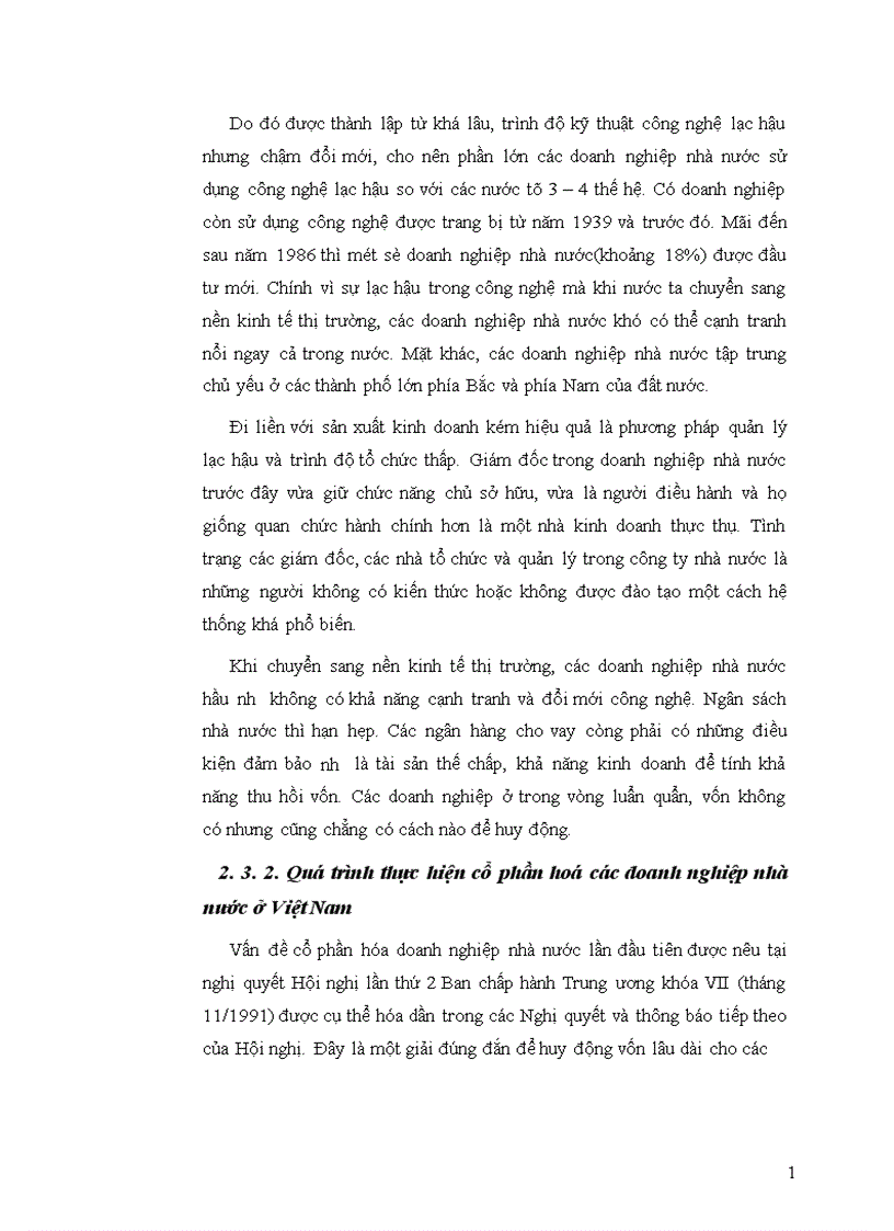 image for page Phân tich quá trình cổ phần hoá doanh nghiệp Nhà nước ở Việt Nam