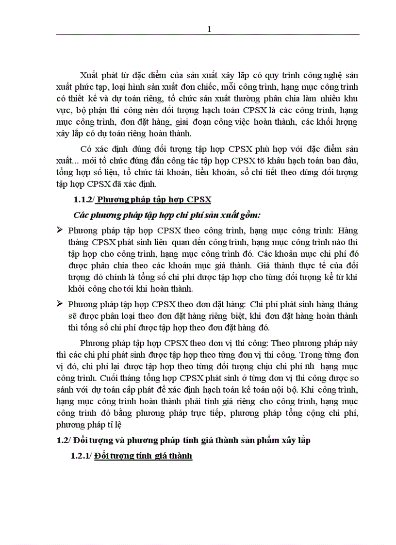 image for page Hoàn thiện hạch toán chi phí sản xuất và tính giá thành sản phẩm xây lắp tại công ty xây dựng công trình 56 thuộc tổng công ty Thành An Binh đoàn 11 Bộ Quốc Phòng 1