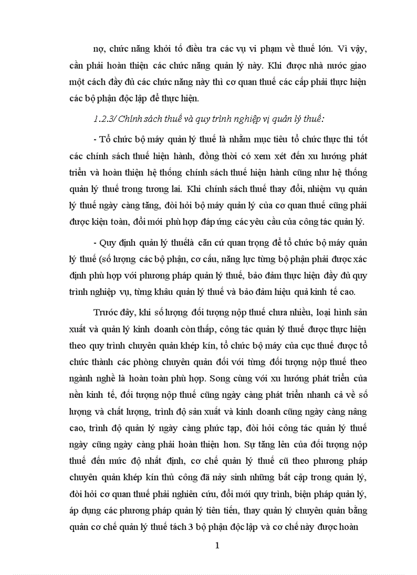 image for page Kiện toàn tổ chức bộ máy quản lý thuế đáp ứng yêu cầu cải cách và hiện đại hoá ngành thuế