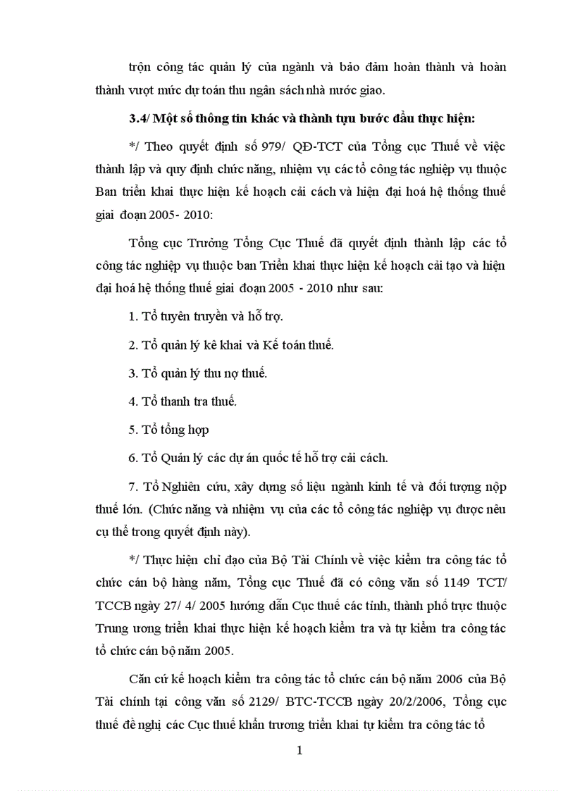 image for page Kiện toàn tổ chức bộ máy quản lý thuế đáp ứng yêu cầu cải cách và hiện đại hoá ngành thuế