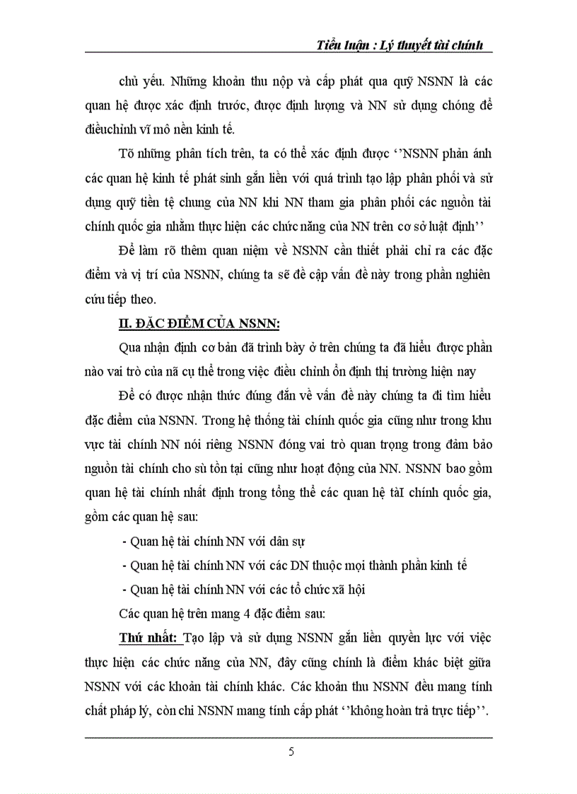 Vai trò của NSNN trong việc điều chỉnh và ổn định thị trường ở Việt nam hiện nay 1