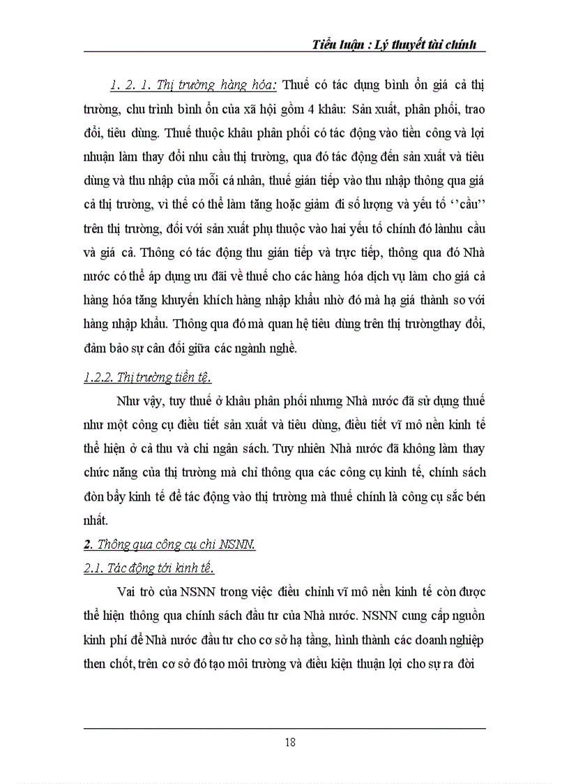 image for page Vai trò của NSNN trong việc điều chỉnh và ổn định thị trường ở Việt nam hiện nay 1