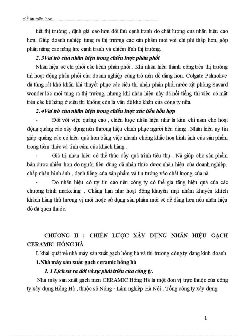 image for page Chiến lược xây dựng hình ảnh nhãn hiệu ceramic Hồng Hà