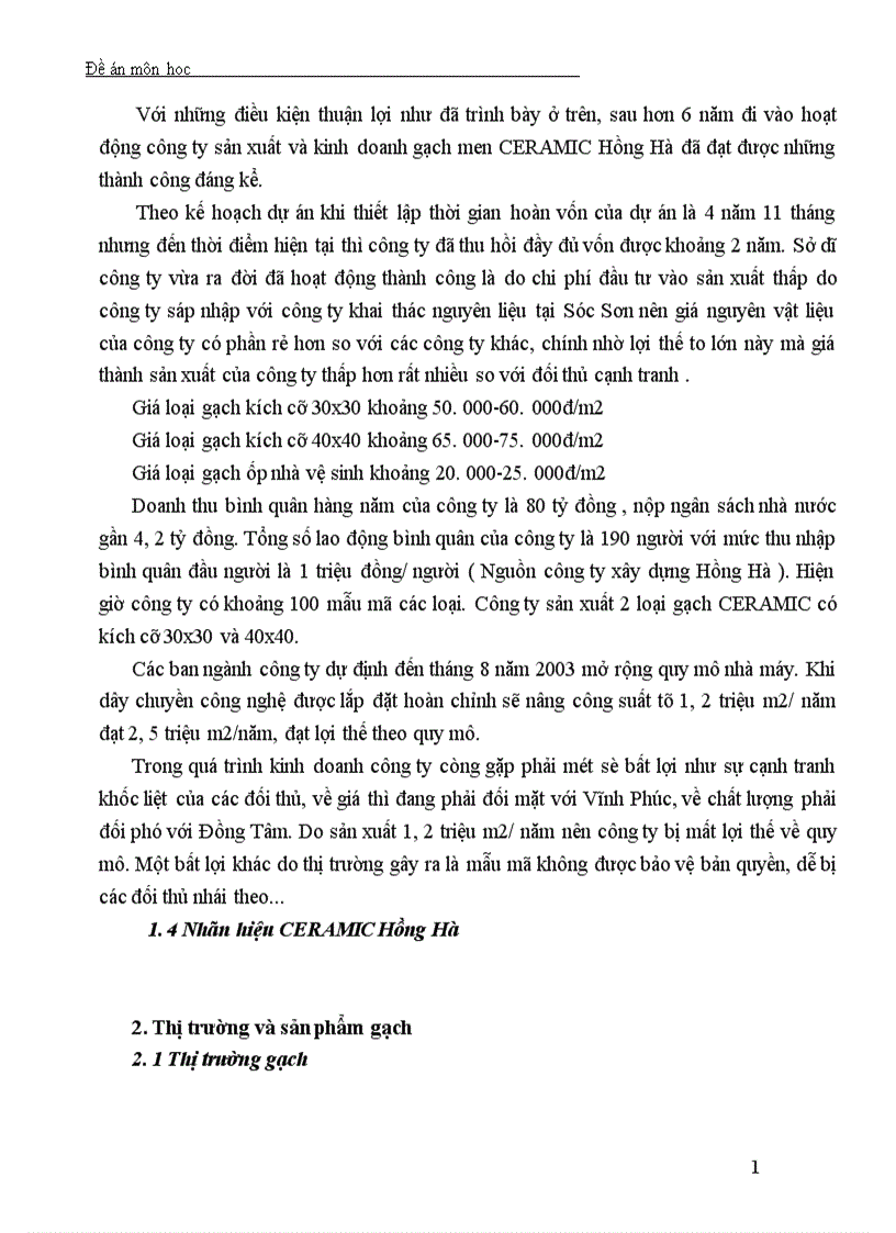 image for page Chiến lược xây dựng hình ảnh nhãn hiệu ceramic Hồng Hà