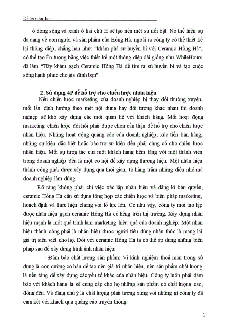 image for page Chiến lược xây dựng hình ảnh nhãn hiệu ceramic Hồng Hà