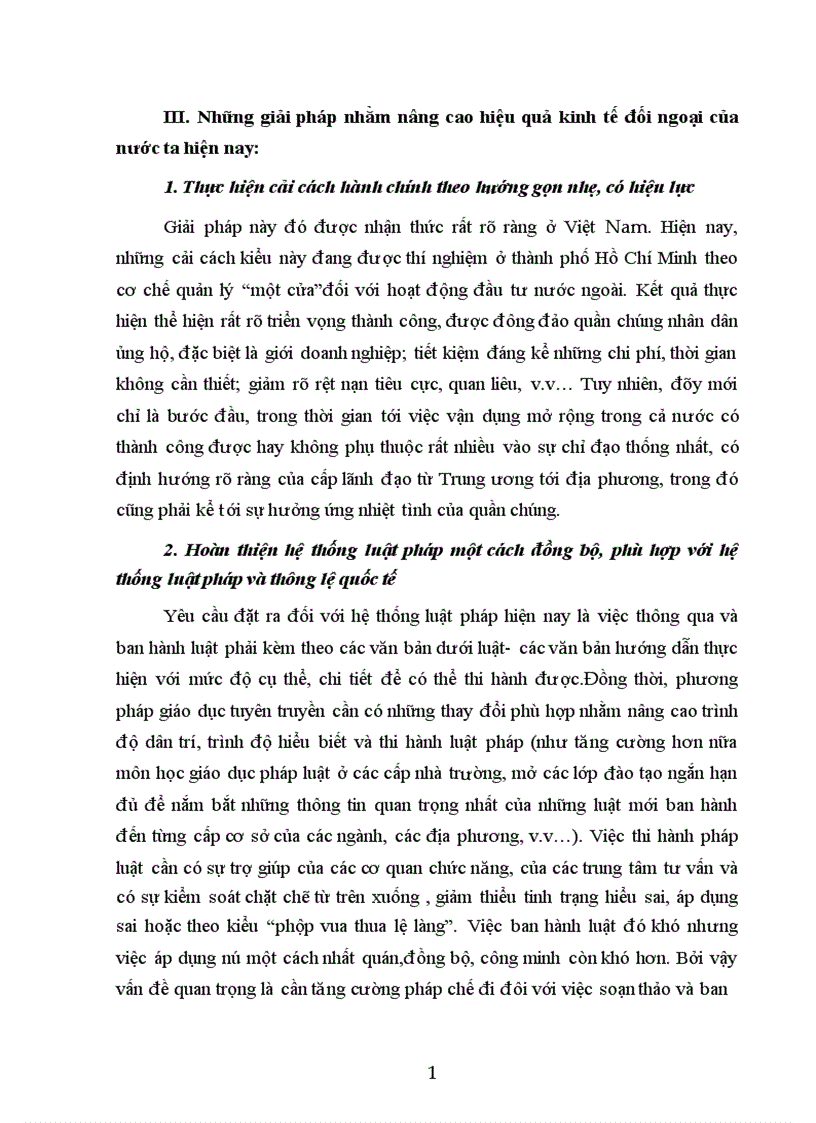 image for page Những giải pháp nhằm nâng cao hiệu quả kinh tế đối ngoại của nước ta hiện nay 1