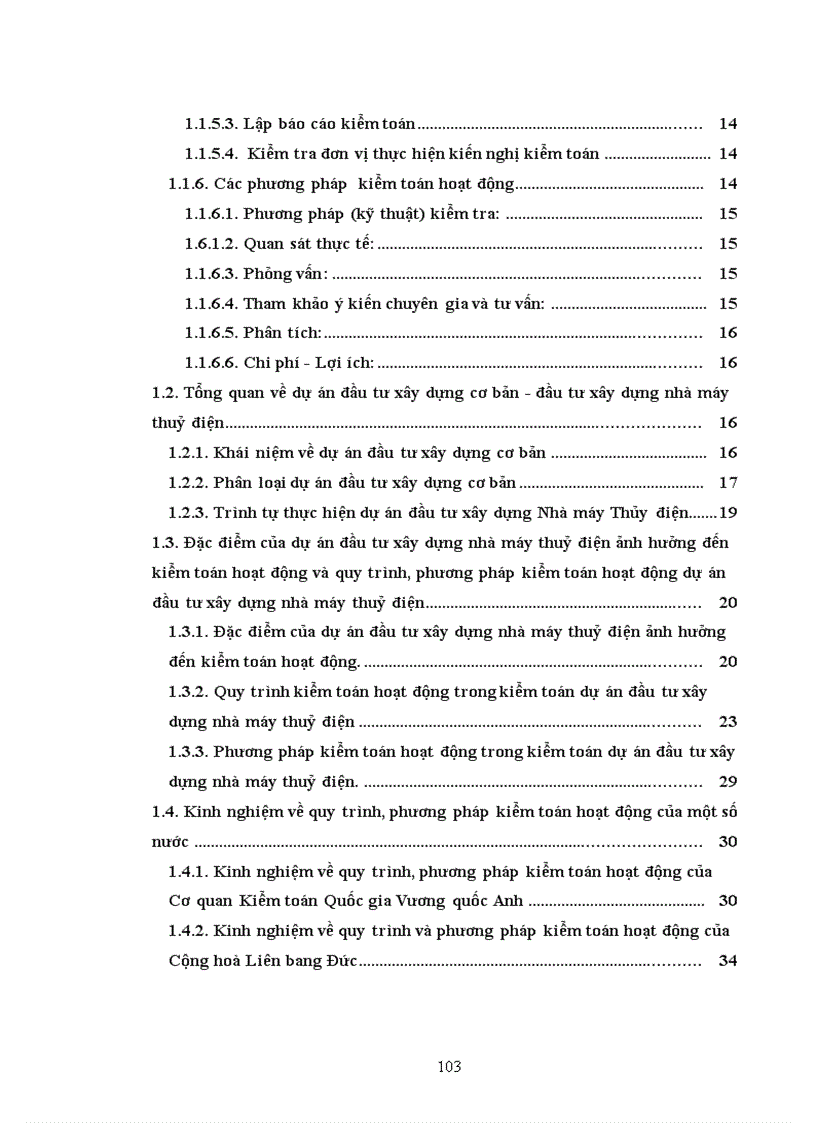 image for page Vận dụng kiểm toán hoạt động vào kiểm toán đầu tư xây dựng cơ bản nhà máy thuỷ điện do kiểm toán nhà nước thực hiện 1