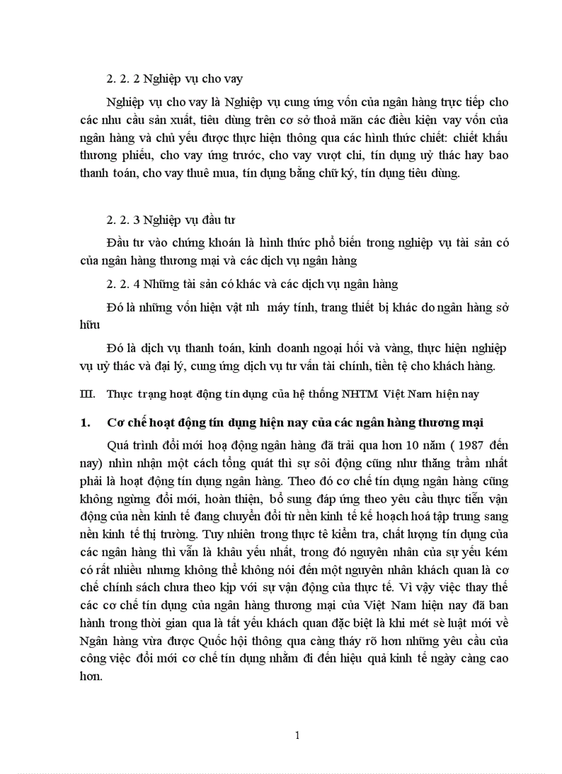 image for page Đánh giá thực trạng hoạt động tín dụng của hệ thống ngân hàng thương mại Việt Nam hiện nay 1