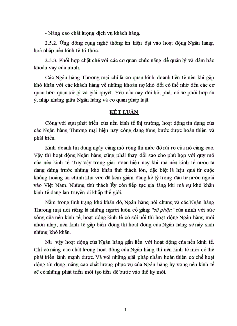 image for page Đánh giá thực trạng hoạt động tín dụng của hệ thống ngân hàng thương mại Việt Nam hiện nay 1