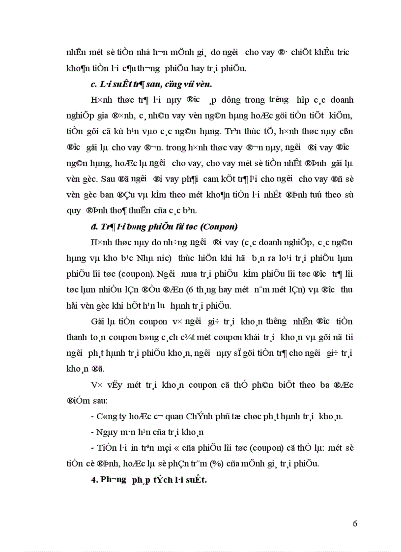 image for page Lãi suất và vai trò của lãi suất trong huy động vốn 1