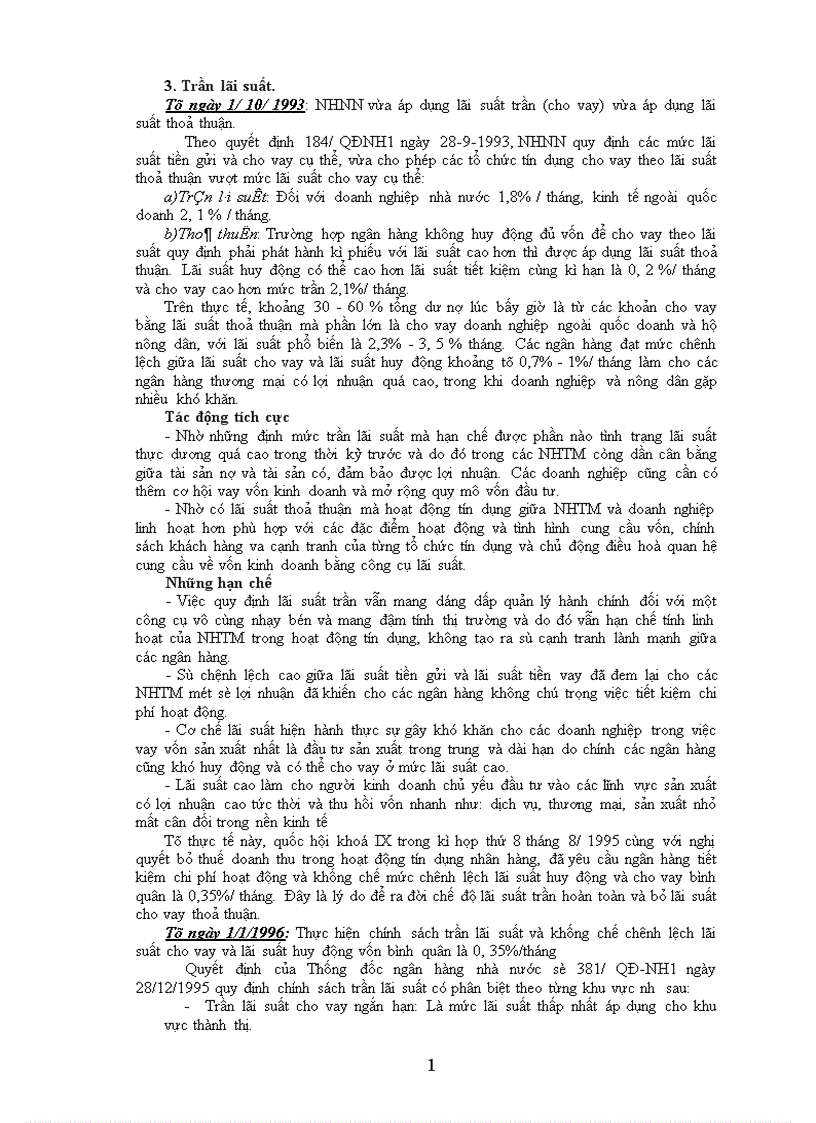 image for page Lãi suất và vấn đề sử dụng các chính sách lãi suất trong việc điều tiết nền kinh tế ở Việt Nam 1