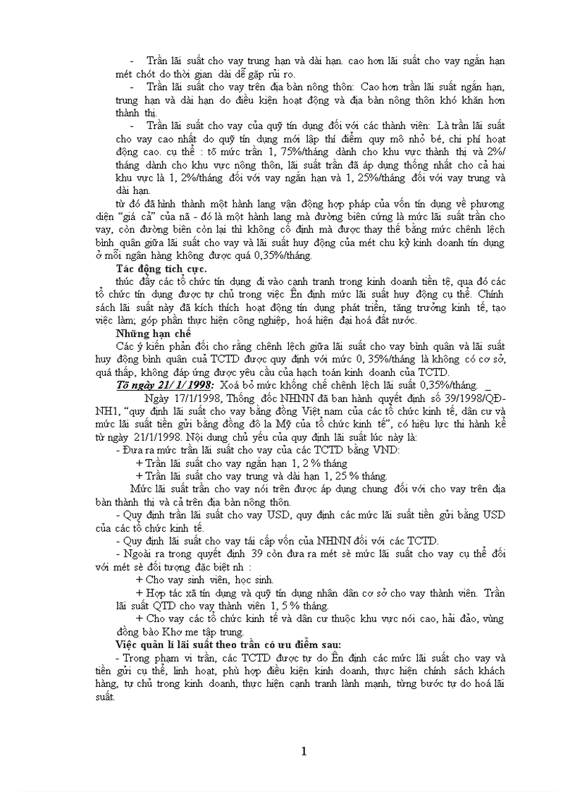 image for page Lãi suất và vấn đề sử dụng các chính sách lãi suất trong việc điều tiết nền kinh tế ở Việt Nam 1
