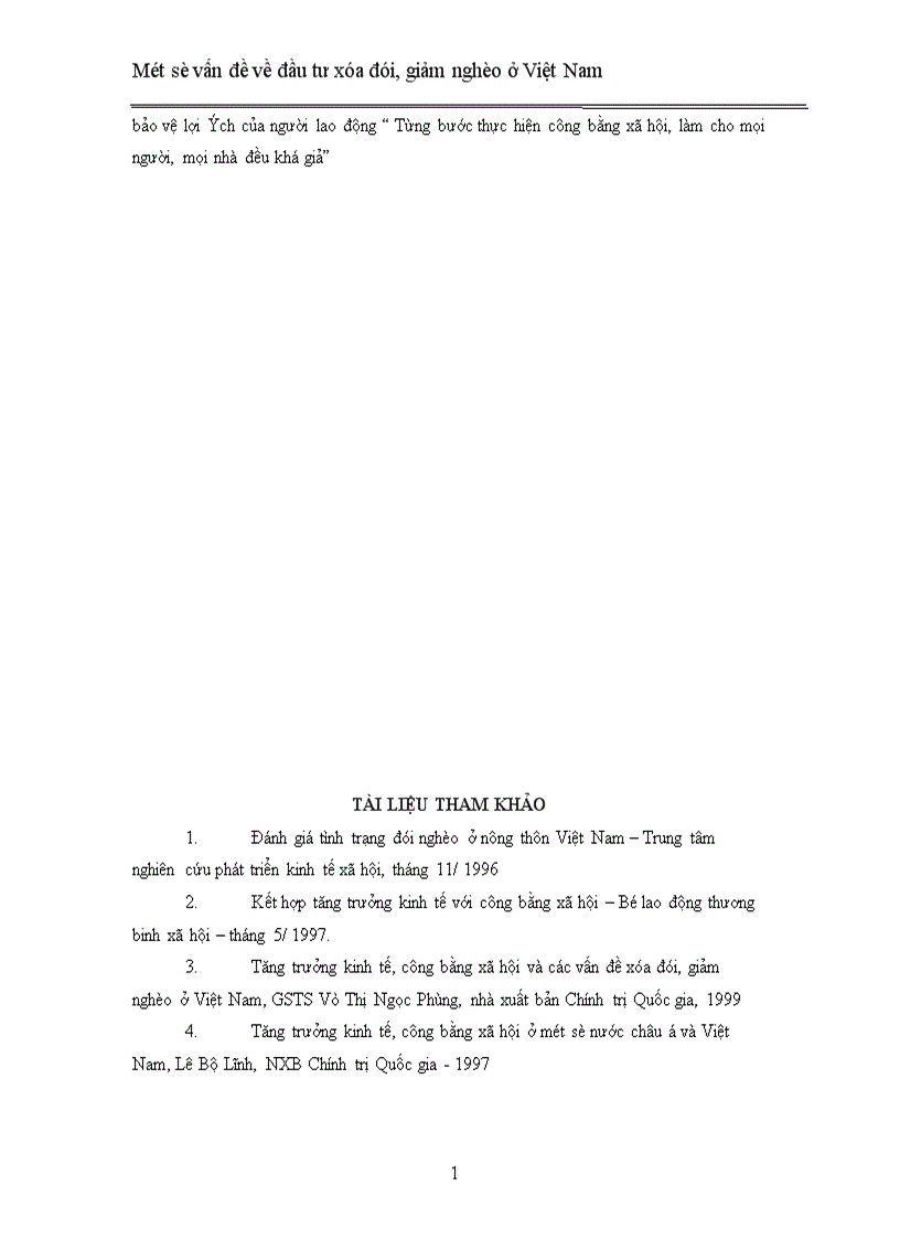 image for page Một số vấn đề về đầu tư xóa đói giảm nghèo ở Việt Nam 1