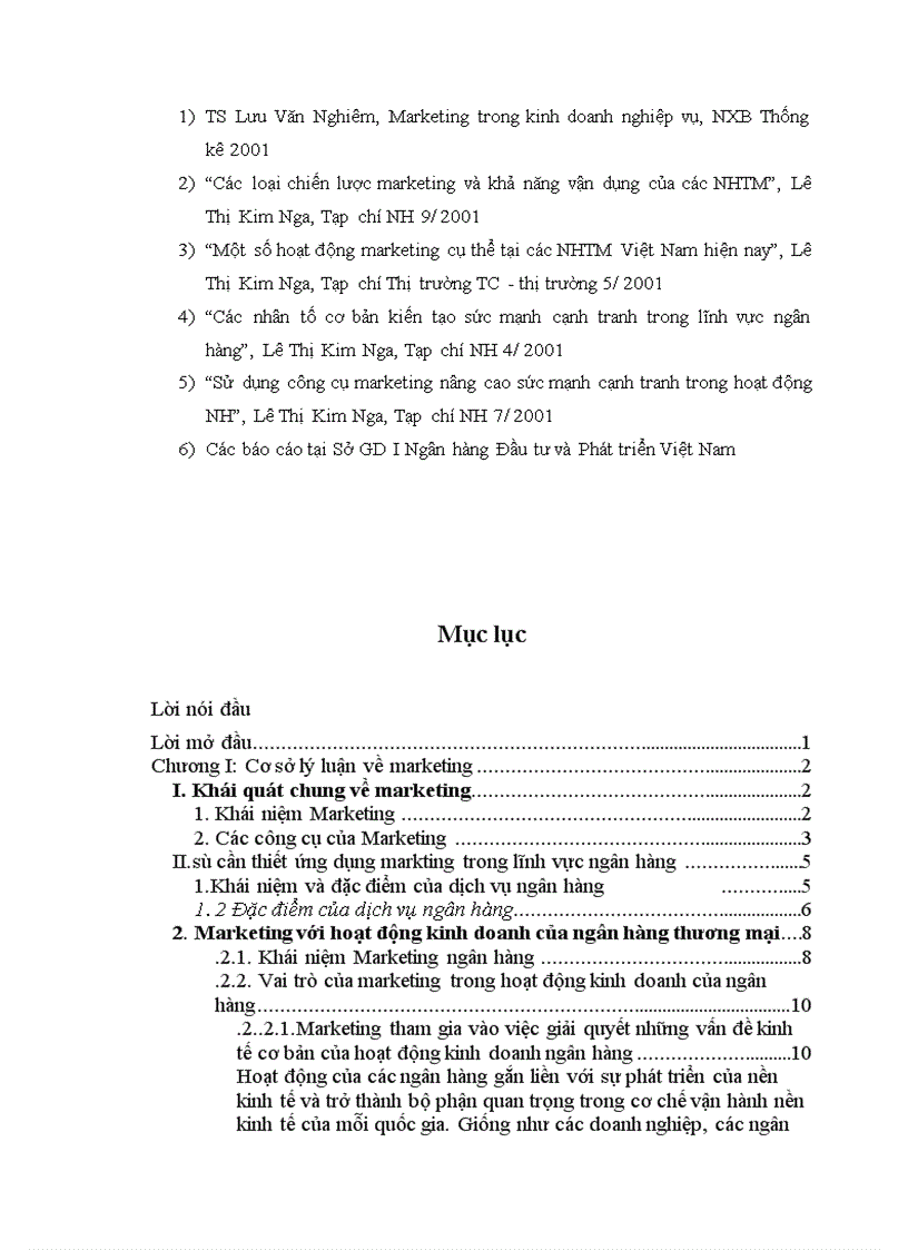 image for page ứng dụng Marketing vào hoạt động tại sở giao dịch I ngân hàng đầu tư và phát triển Việt Nam 1