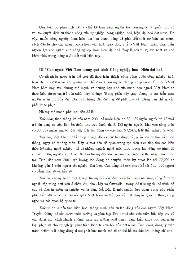 image for page Phát huy yếu tố con người trong sự nghiệp Công nghiệp hoá Hiện đại hoá