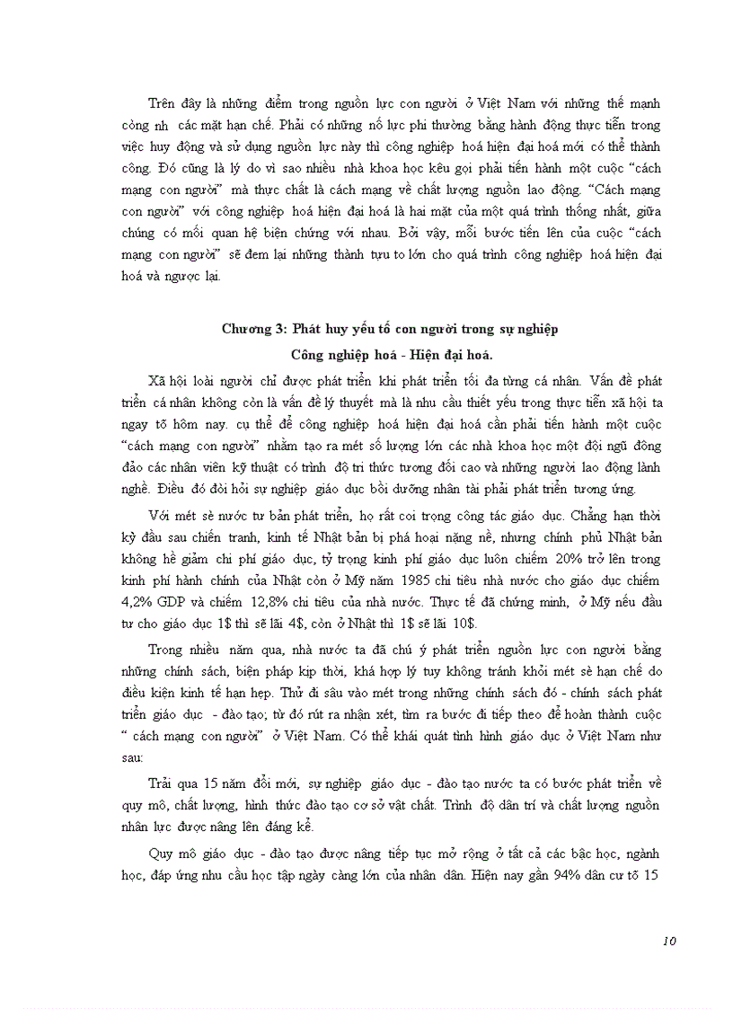 image for page Phát huy yếu tố con người trong sự nghiệp Công nghiệp hoá Hiện đại hoá