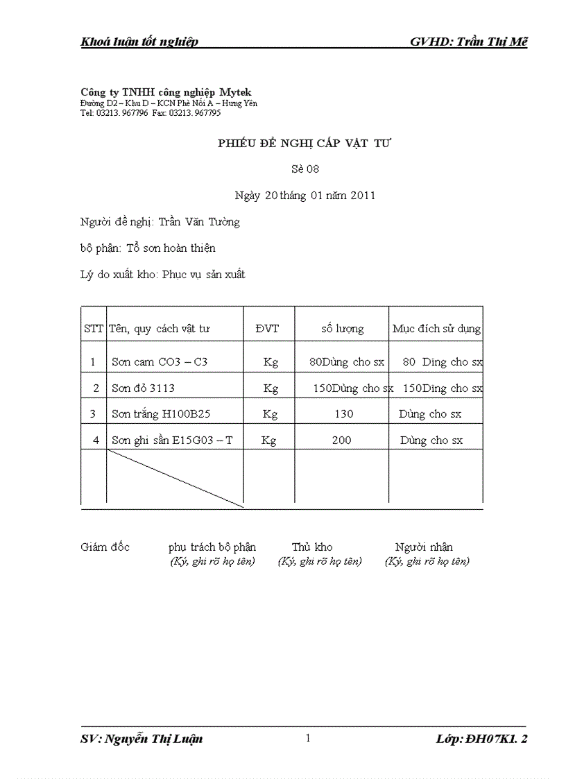 image for page Tổ chức công tác kế toán nguyên vật liệu và phân tích tình hình sử dụng quản lý nguyên vật liệu tại công ty TNHH công nghiệp Mytek 1