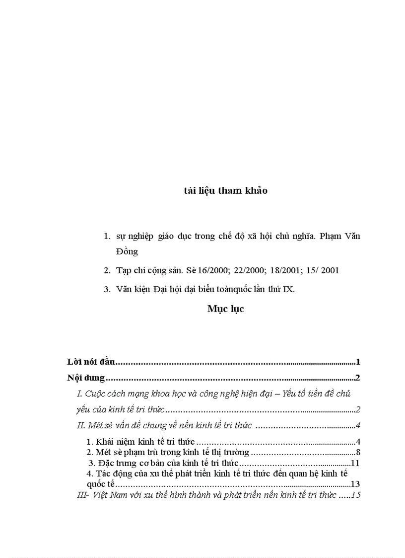 image for page Cuộc cách mạng khoa học và công nghệ hiện đại và sự hình thành nền kinh tế tri thức Định hướng của Việt Nam 1