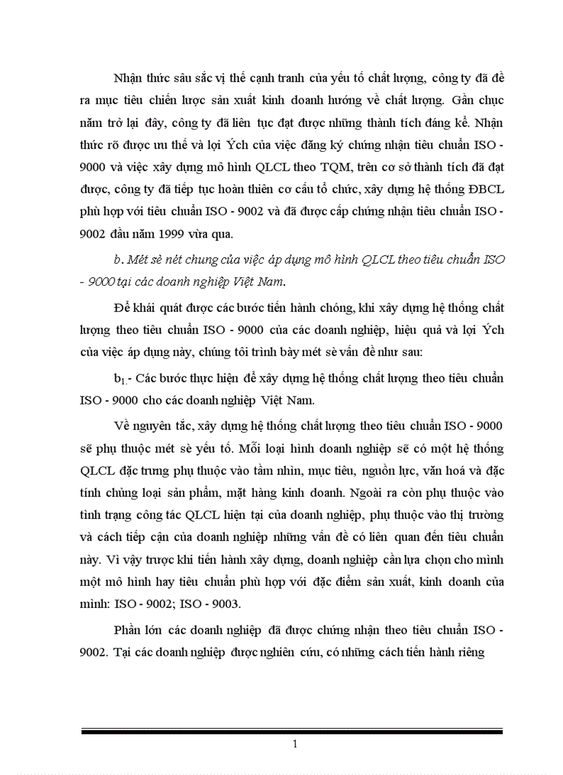 image for page Hệ thống QLCL theo tiêu chuân ISO 9000 và việc áp dụng nó vào trong các doanh nghiệp Việt Nam 1