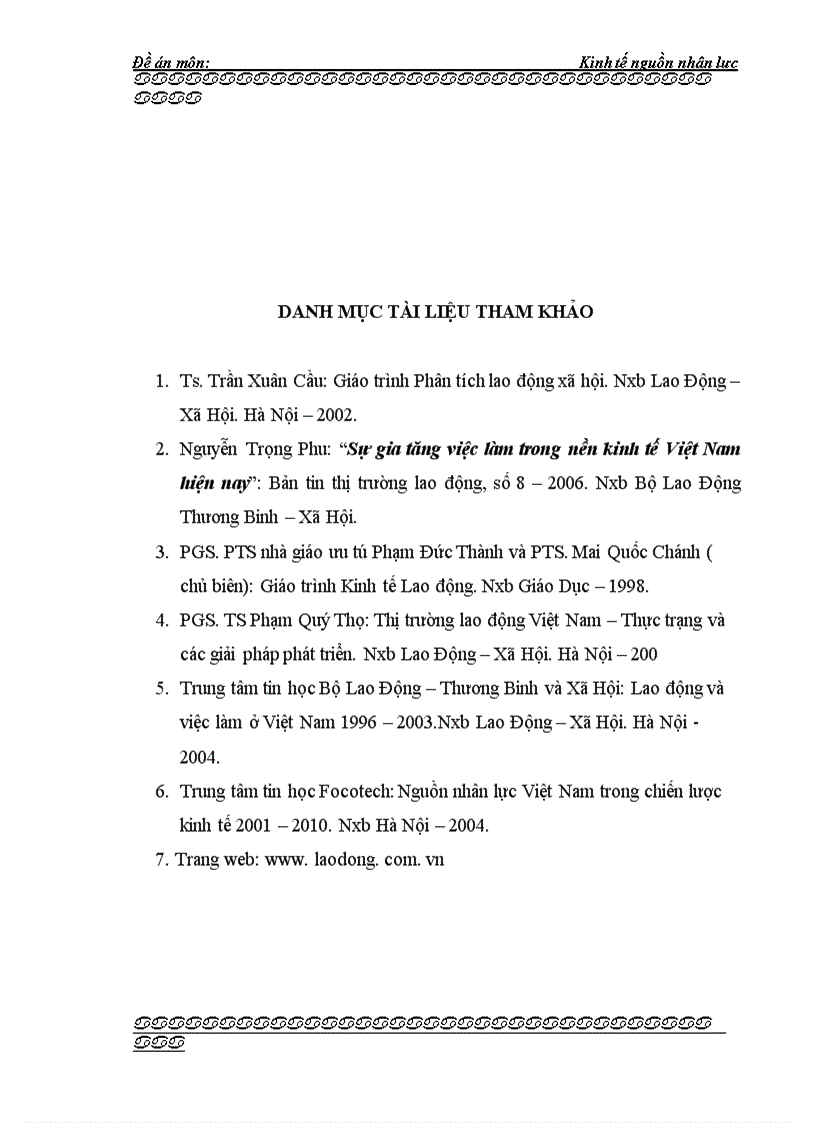 image for page Cầu lao động và các giải pháp kích cầu lao động