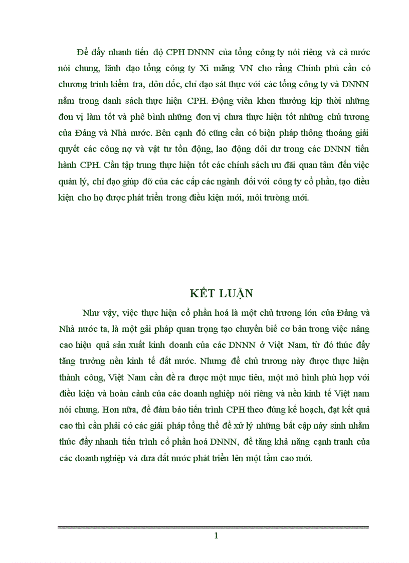 image for page Quá trình cổ phần hoá của các doanh nghiệp nhà nước ở Việt nam Thực trạng và giải pháp