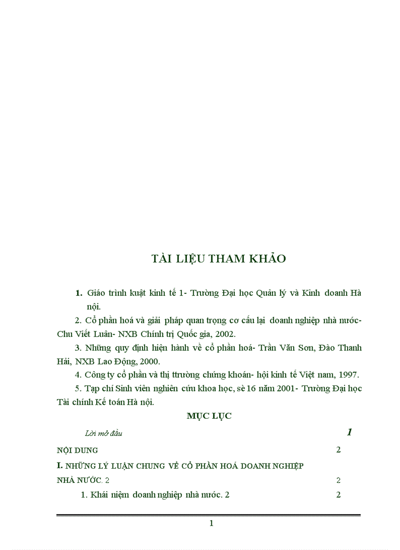 image for page Quá trình cổ phần hoá của các doanh nghiệp nhà nước ở Việt nam Thực trạng và giải pháp