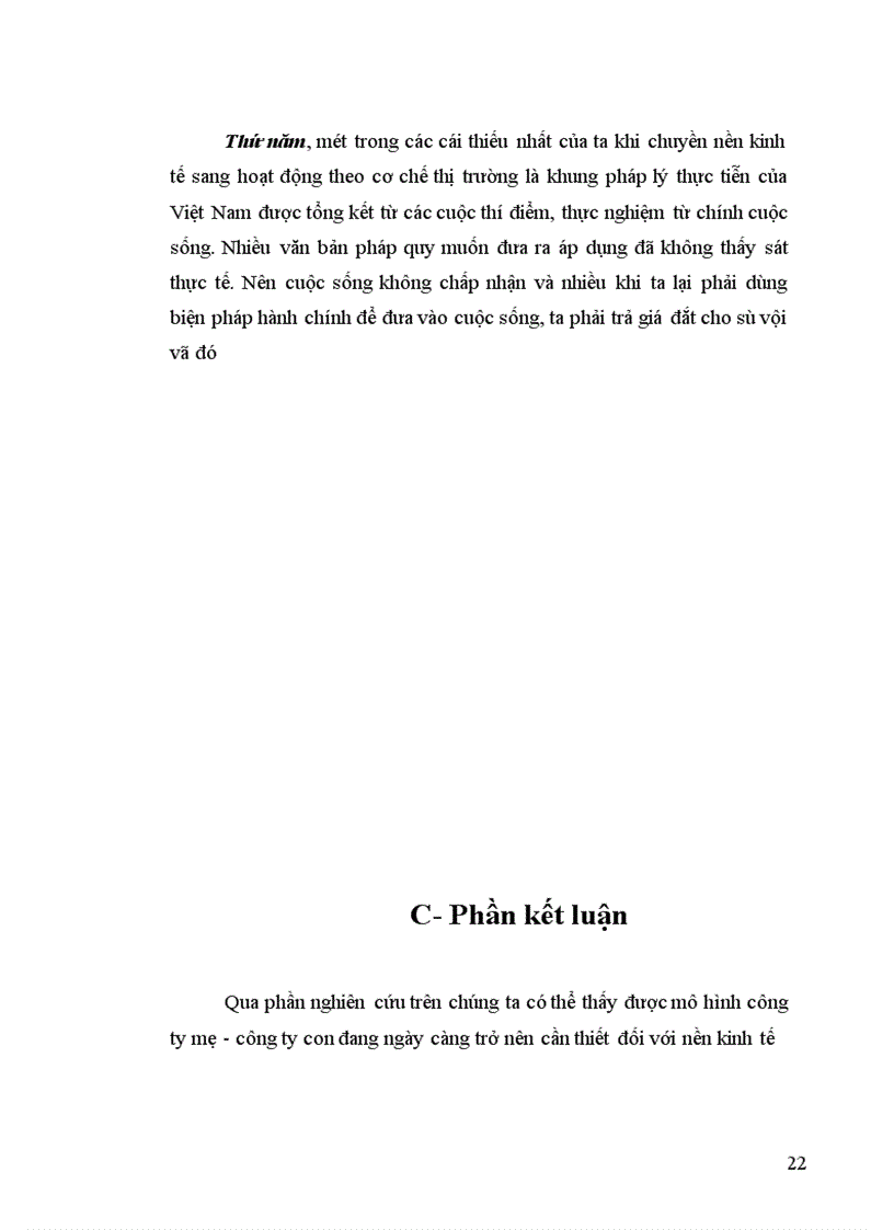 image for page Ưu điểm và hạn chế của mô hình công ty mẹ công ty con