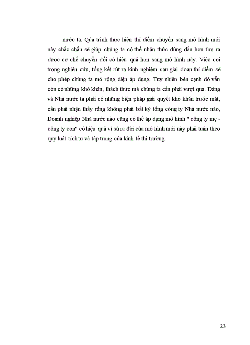 image for page Ưu điểm và hạn chế của mô hình công ty mẹ công ty con