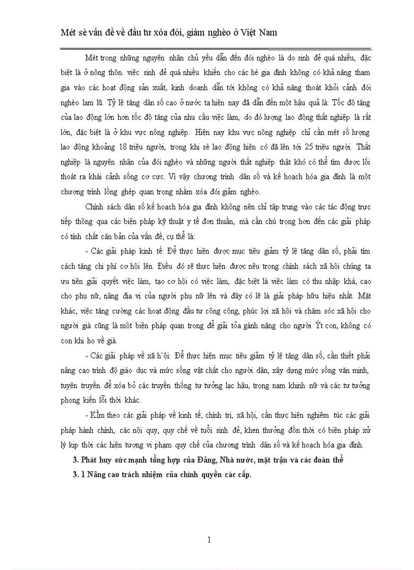 image for page Một số vấn đề về đầu tư xóa đói giảm nghèo ở Việt Nam 1