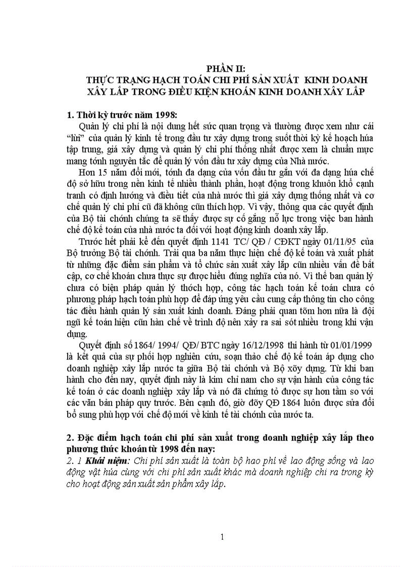 image for page Kế toán chi phí sản xuất trong doanh nghiệp kinh doanh xây lắp theo phương thức khoán 1