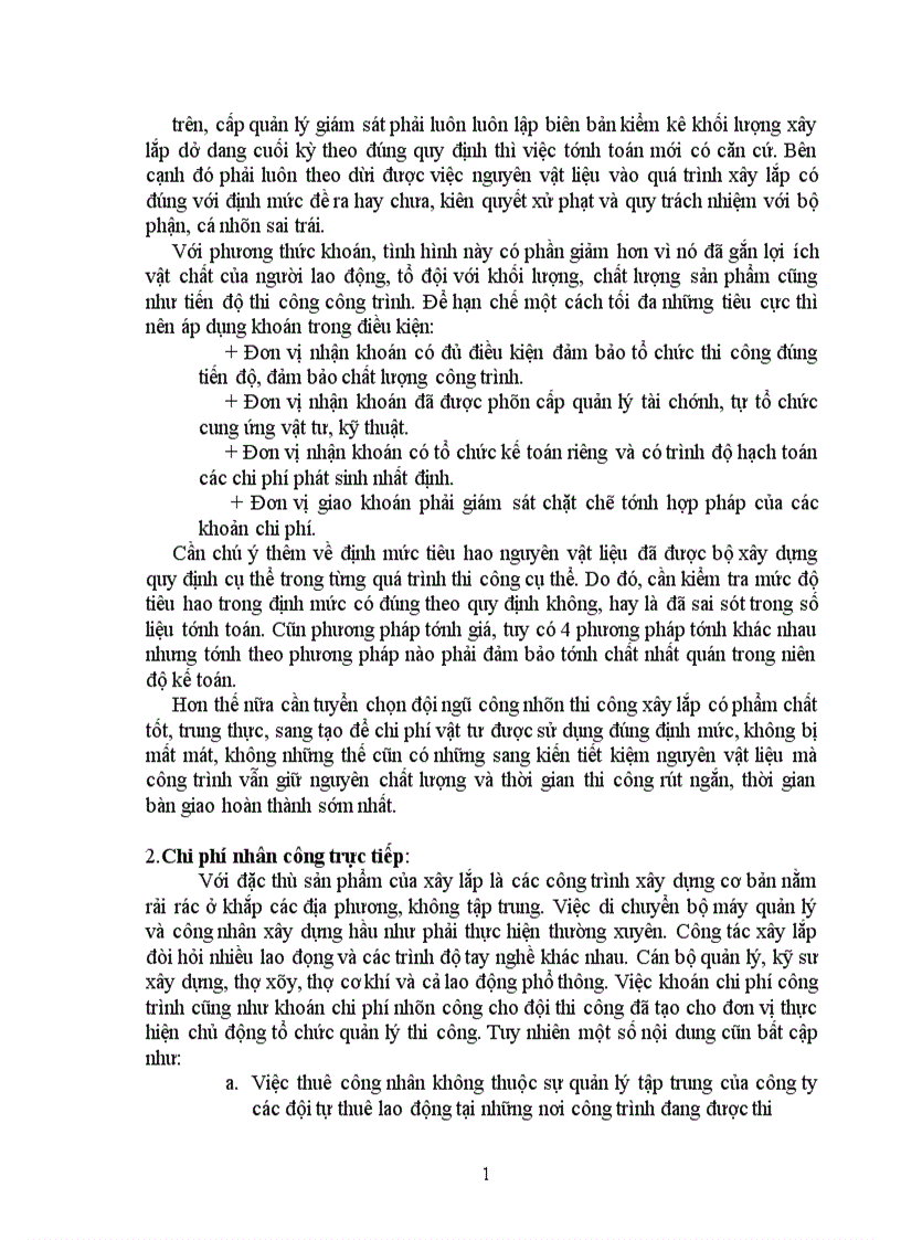 image for page Kế toán chi phí sản xuất trong doanh nghiệp kinh doanh xây lắp theo phương thức khoán 1