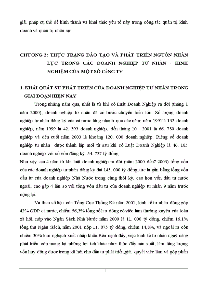 image for page Giải pháp nâng cao hiệu của công tác đào tạo và phát triển nguồn nhân lực trong các doanh nghiệp tư nhân hiện nay