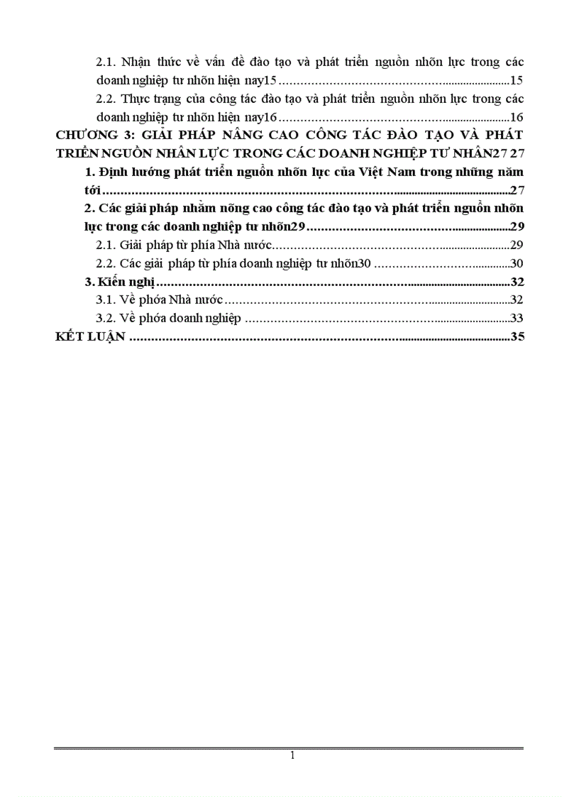 image for page Giải pháp nâng cao hiệu của công tác đào tạo và phát triển nguồn nhân lực trong các doanh nghiệp tư nhân hiện nay