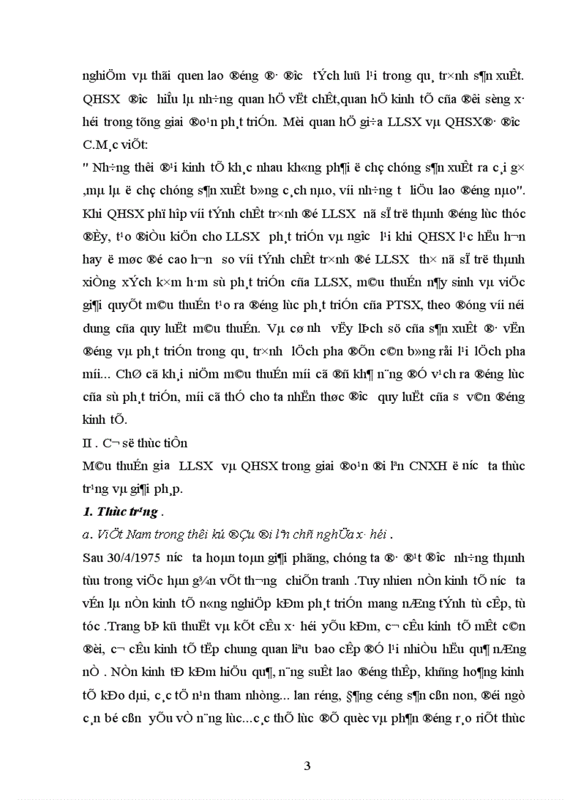 image for page Mâu thuẫn giưa LLSX và QHSX trong giai đoạn đi lên CNXH ở nước ta thực trạng và giải pháp 1