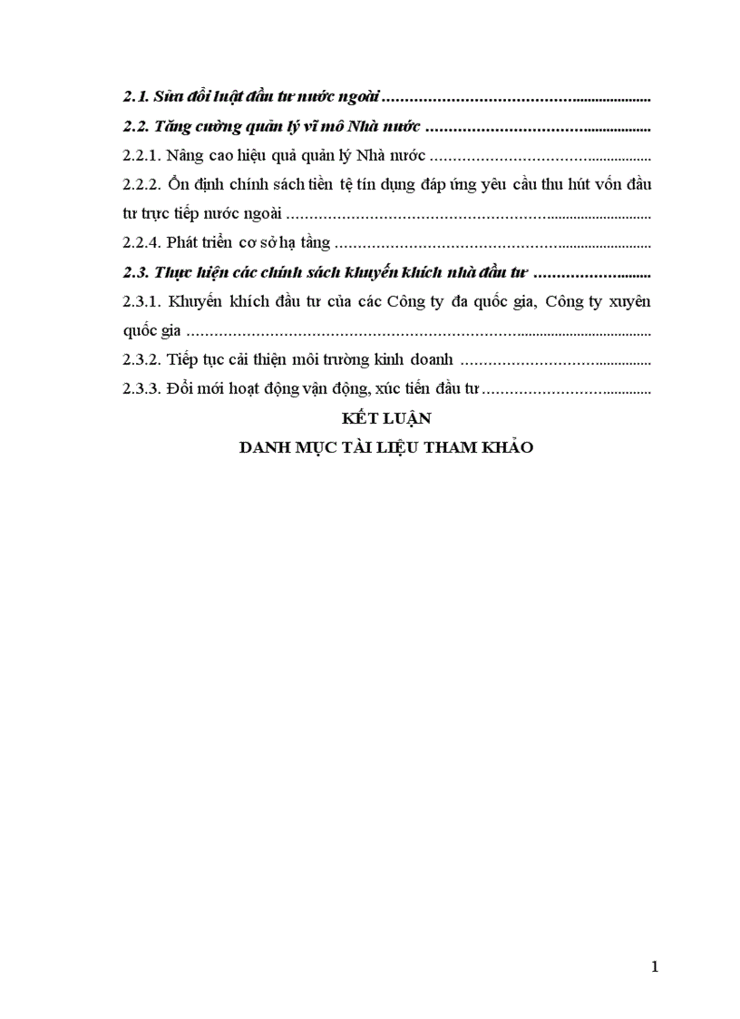 image for page Một số giải pháp nhằm thu hút nguồn vốn đầu tư trực tiếp nước ngoài ở Việt Nam trong quá trình sự nghiệp CNH HĐH 1