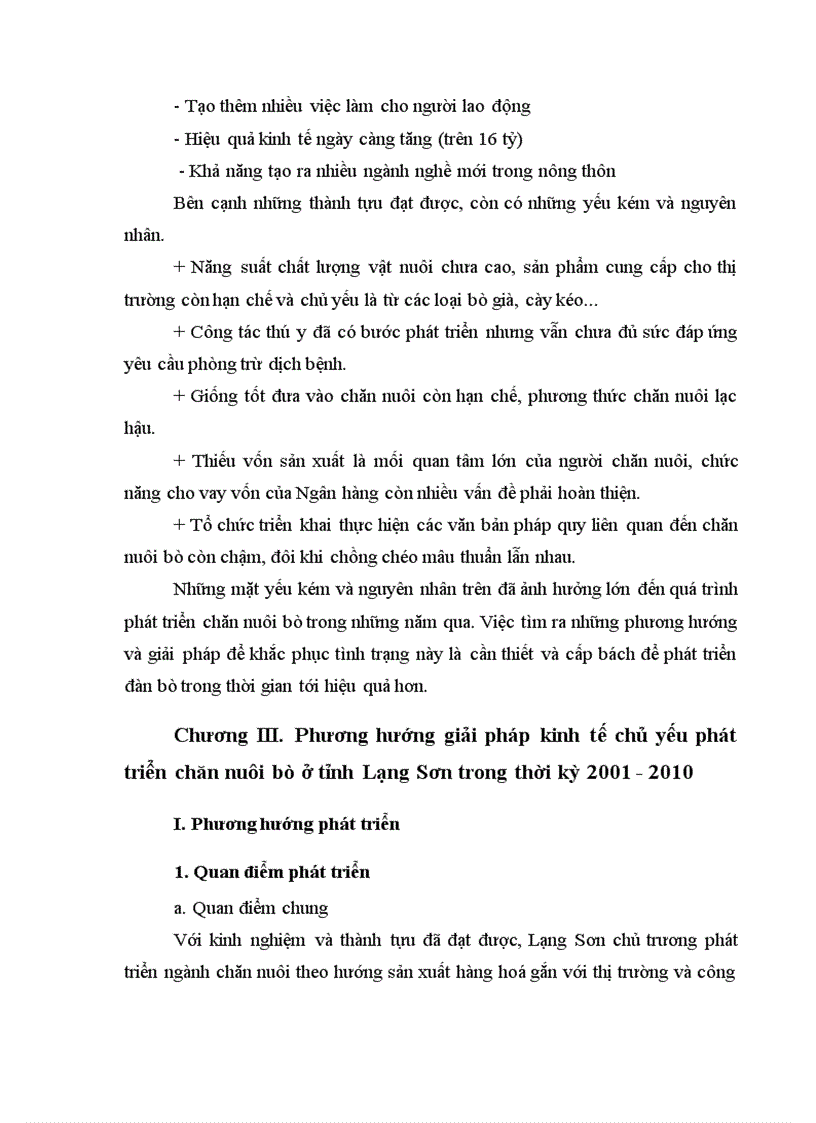 image for page Những giải pháp kinh tế chủ yếu phát triển chăn nuôi bò ở tỉnh Lạng Sơn trong thời kỳ 2001 2010